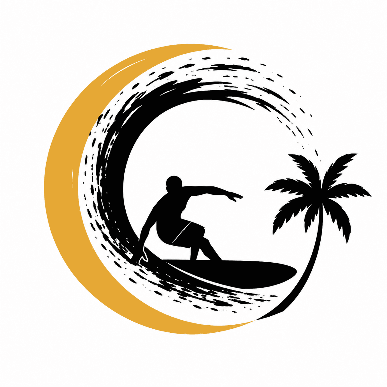 Luna Lanka Surf School logo